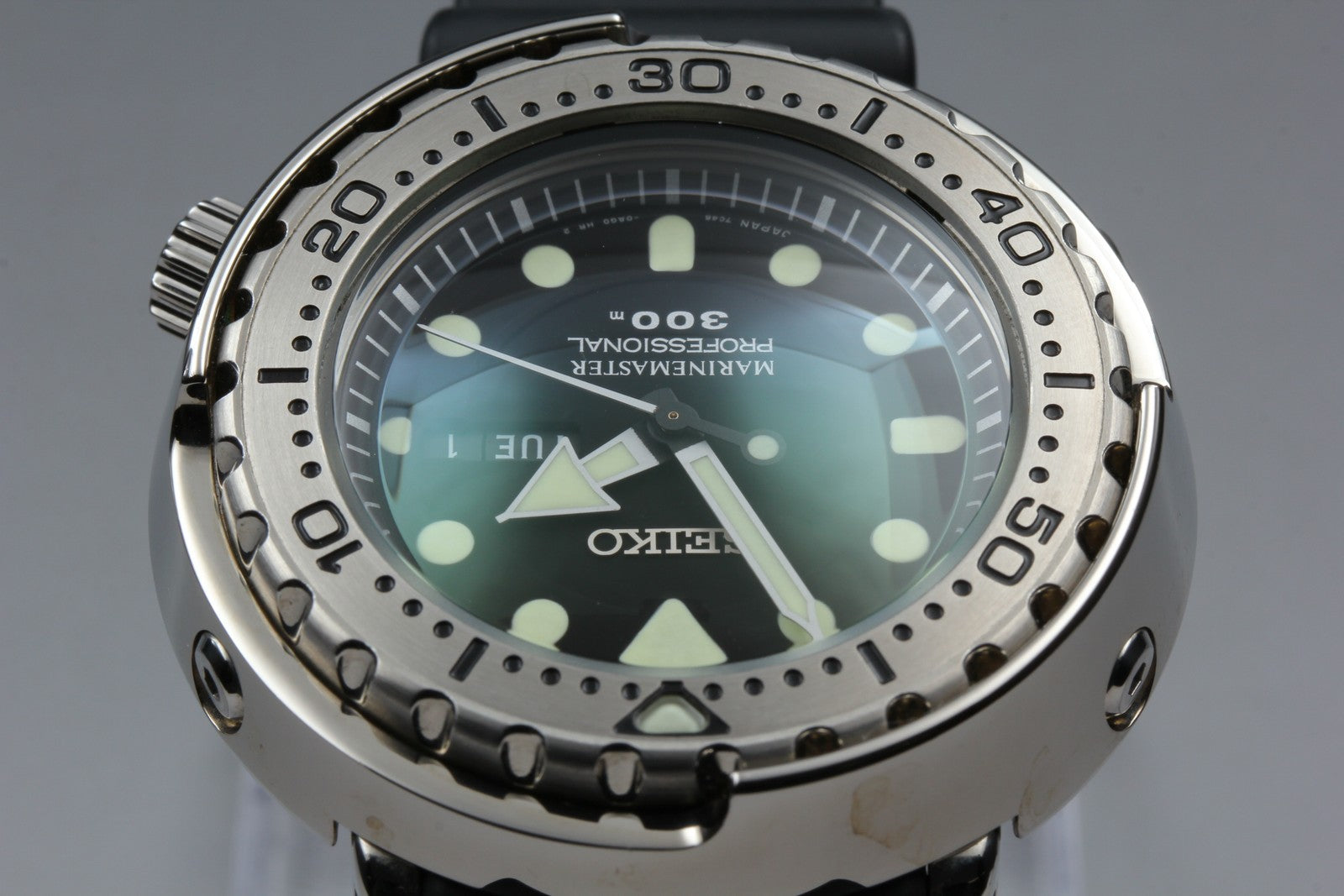 SEIKO Prospex MarineMaster 7C46-0AG0 SBBN033 Black Quartz Men's Watch JAPAN