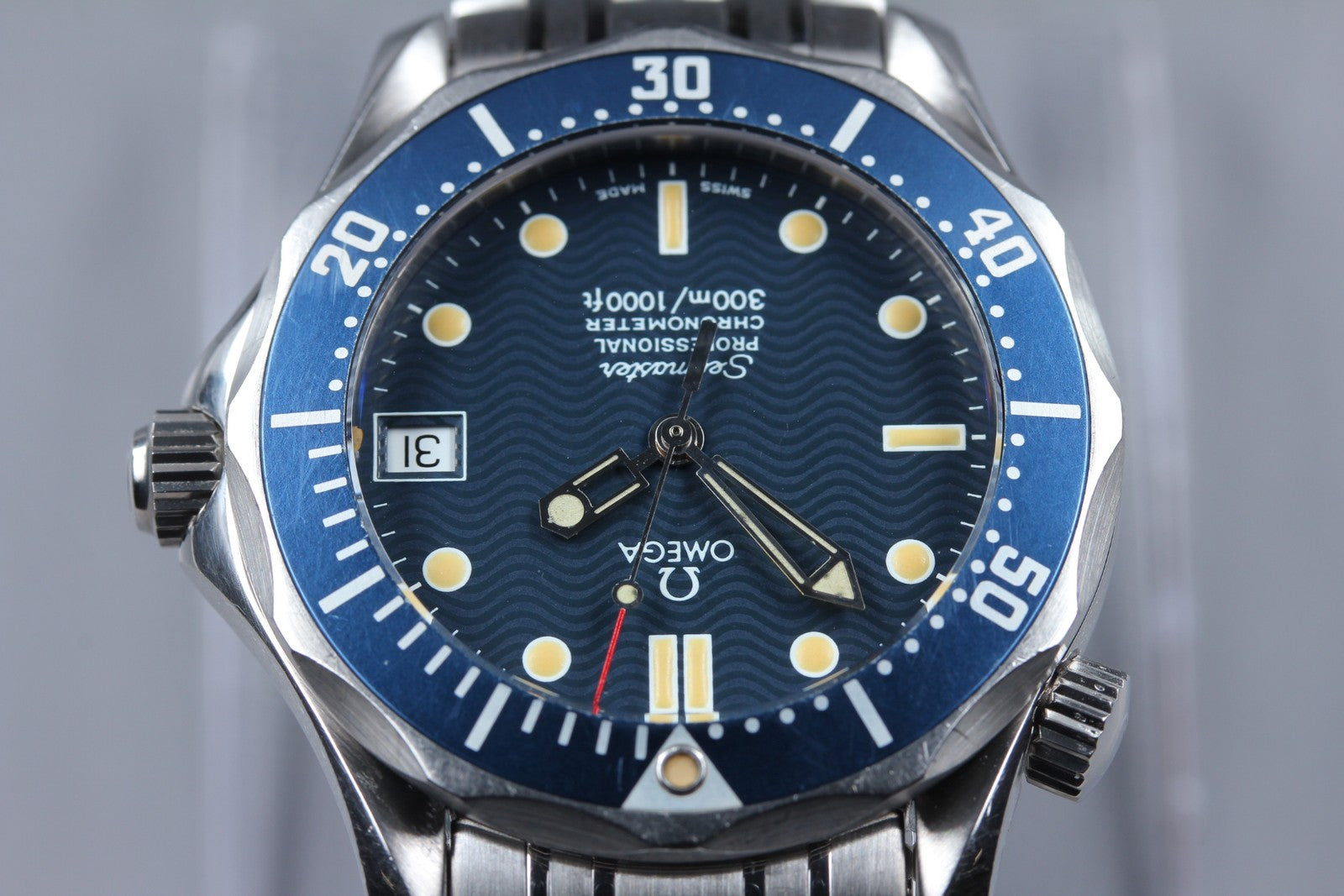 [Overhauled] OMEGA Seamaster 300M 2551.80 Cal.1109 AT Blue 36mm Unisex  Watch