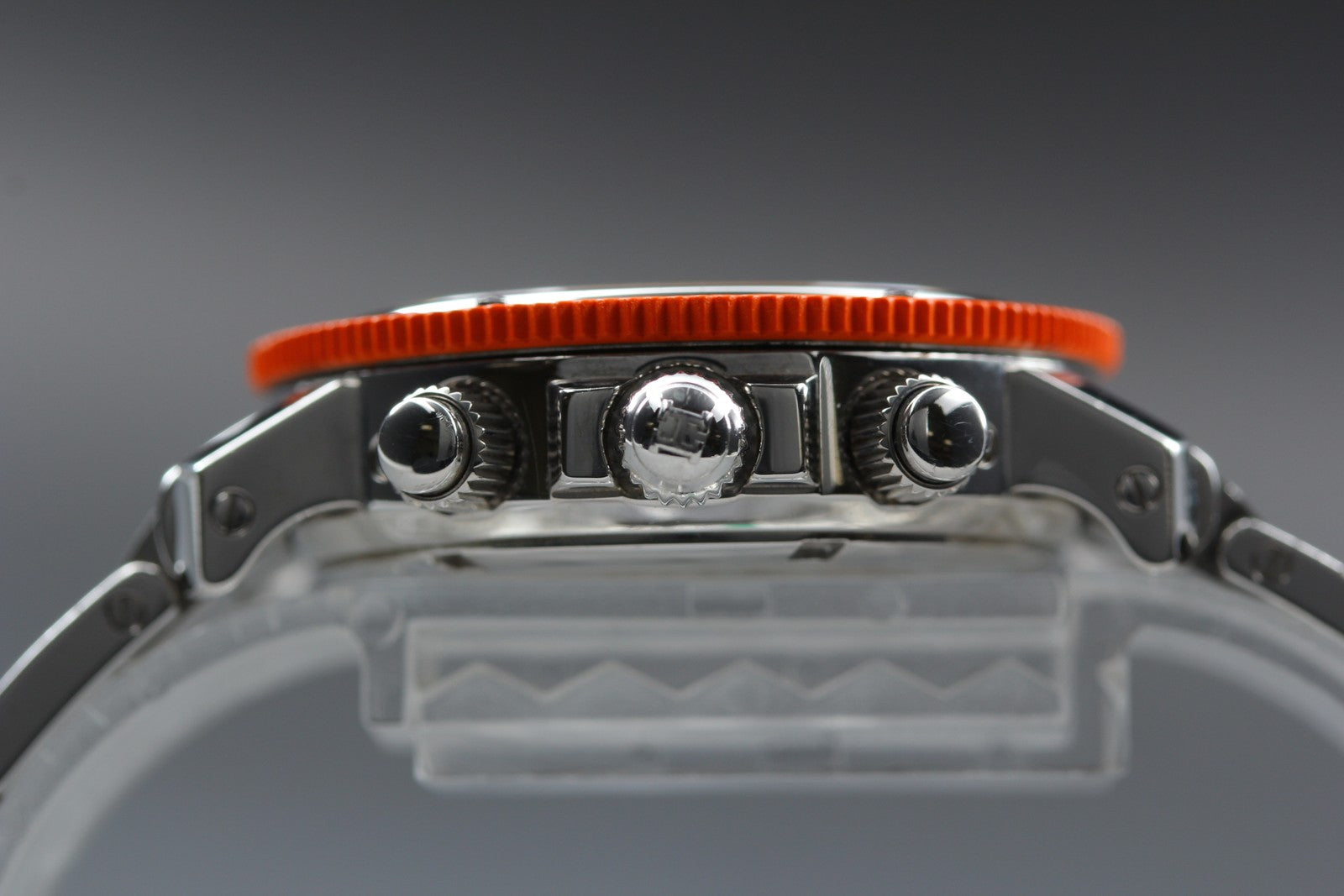 Hermes Clipper Diver Chronograph CL2.316 Orange 32mm Woman's Quartz Watch [Box]