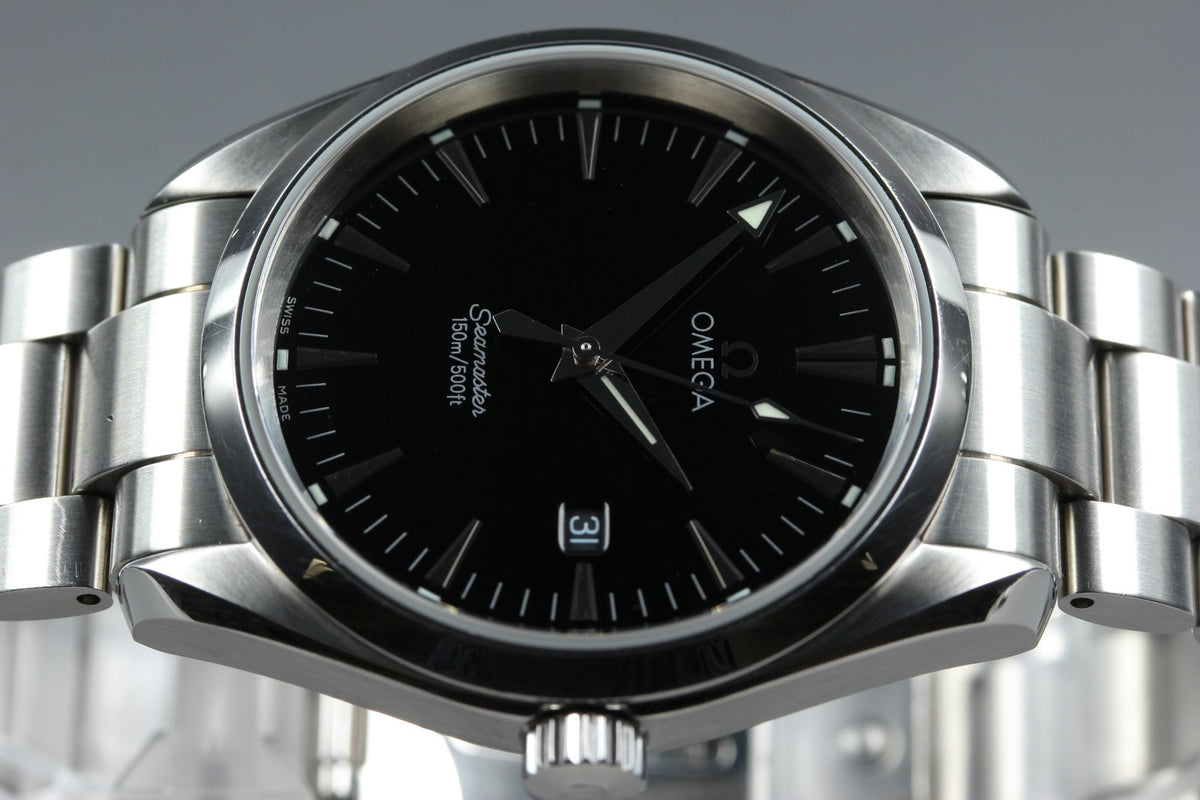 OMEGA Seamaster Aqua Terra 2517.50 Cal.1538 150M Black 38mm Qz Mens Watch [Box]