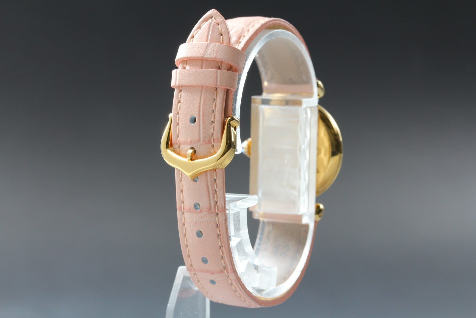 Vintage Cartier Must Colisee Vermeil 590002 Pink Gold Women's Quartz Watch