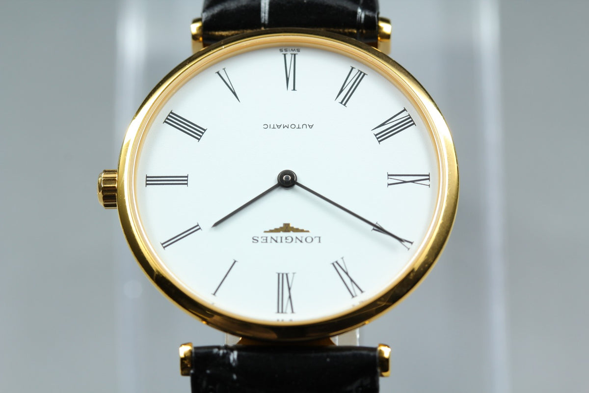 LONGINES La Grande Classique L4.708.2 Automatic White Men's Watch 34mm JAPAN