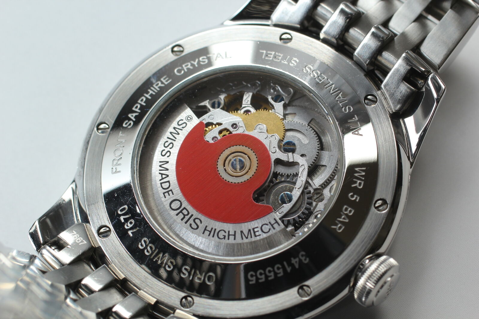 [N MINT- Box] ORIS Artelier 01 734 7670 Silver Skeleton Automatic Men's Watch JP