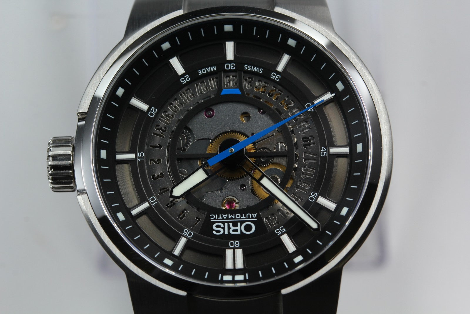 [Near MINT- Box] ORIS Williams Engine Date 7740 Black 42mm Automatic Men's Watch