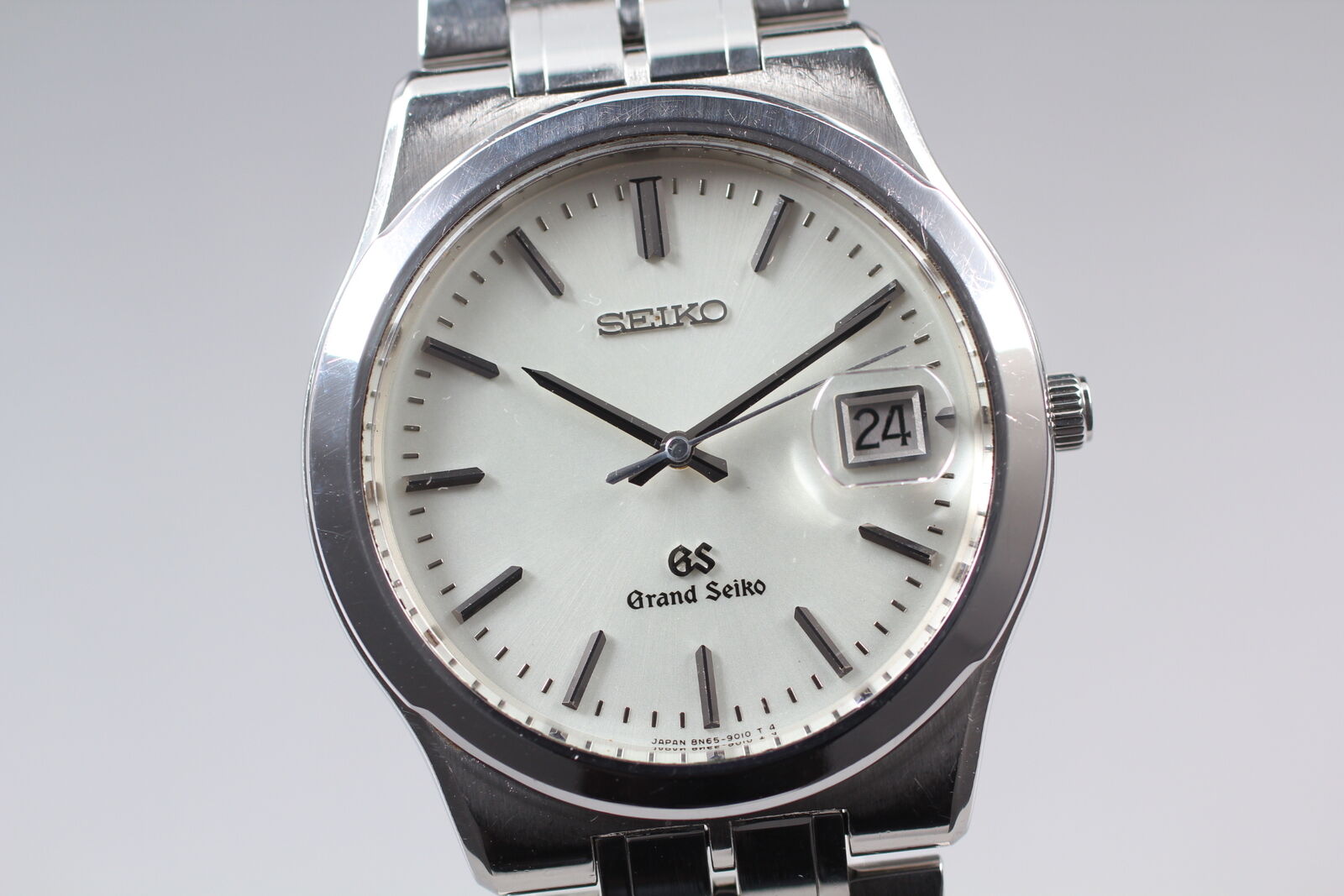 New Battery [Exc+5 Box] SEIKO Grand Seiko 8N65-9010 SBGG007 Men's Qz Watch JAPAN