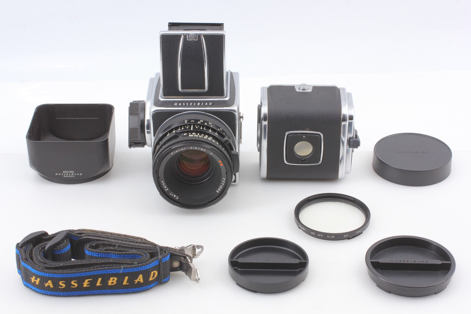 [N MINT-] Late Model Hasselblad 500CM C/M Film Camera + 80mm f2.8 C Lens JAPAN