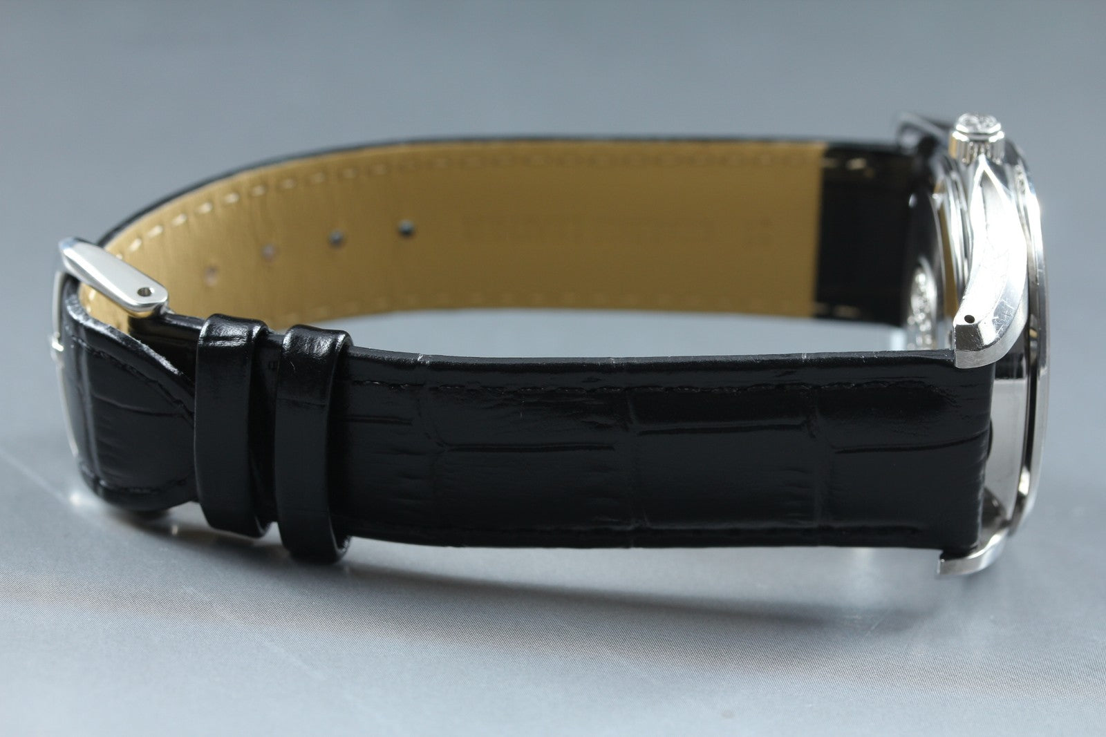 [Exc+5] Grand SEIKO GS 8J56-8020 SBGF021 Black Date Men's Quartz Watch JAPAN
