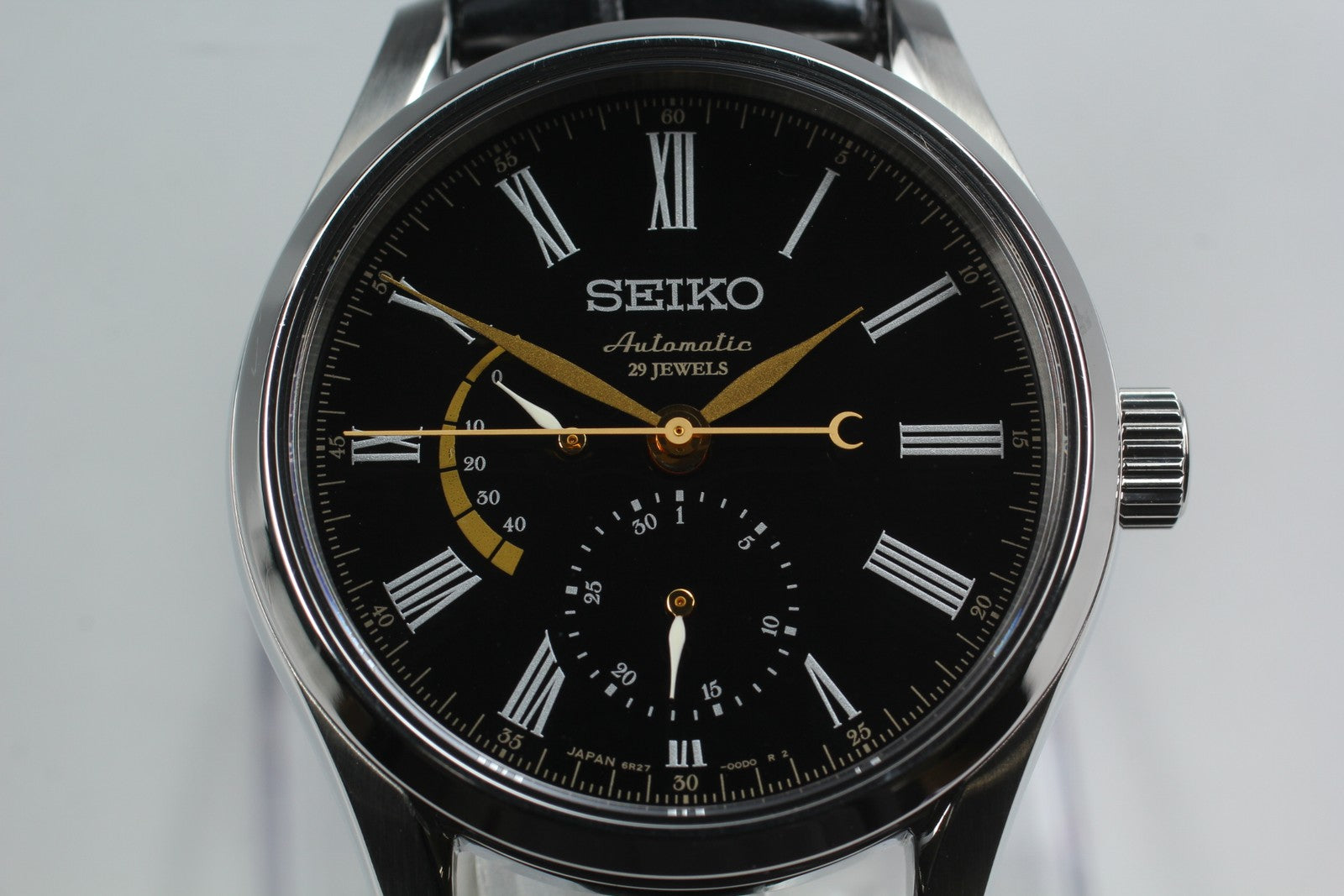 [N MINT Box] SEIKO Presage 6R27-00G1 SARW013 Black Dial Men's AT Watch JAPAN