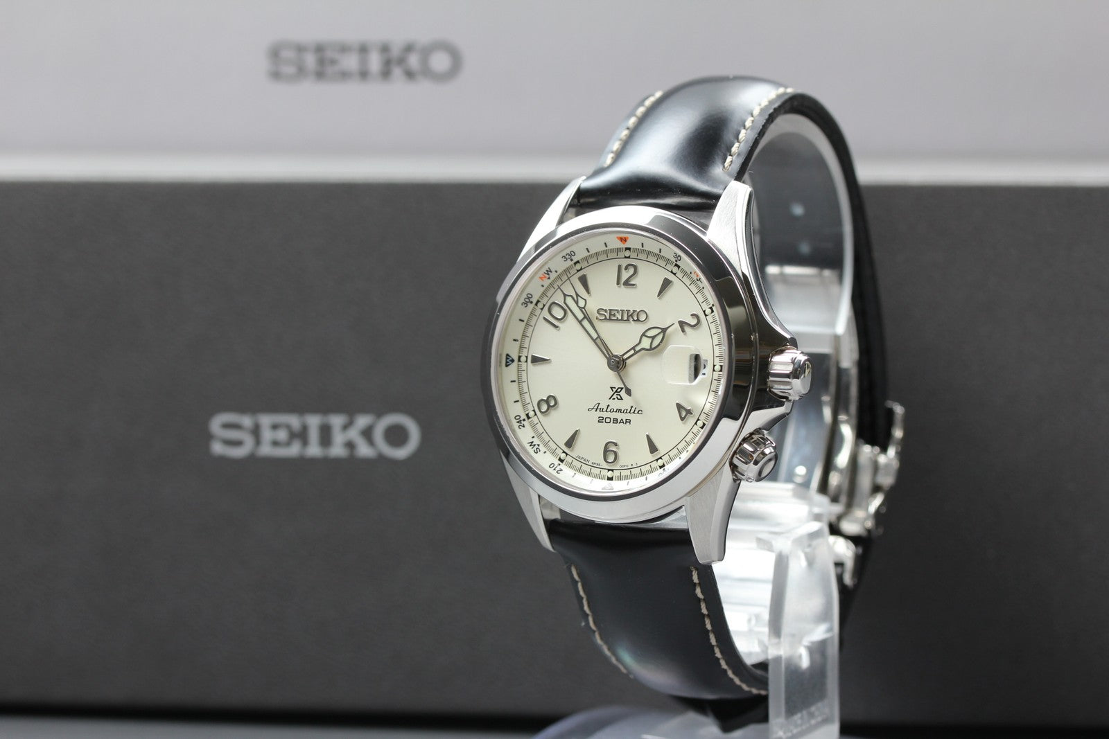 [Near MINT- Box] SEIKO Prospex Alpinist 6R35-00E0 SBDC089 AT Men's Watch JAPAN