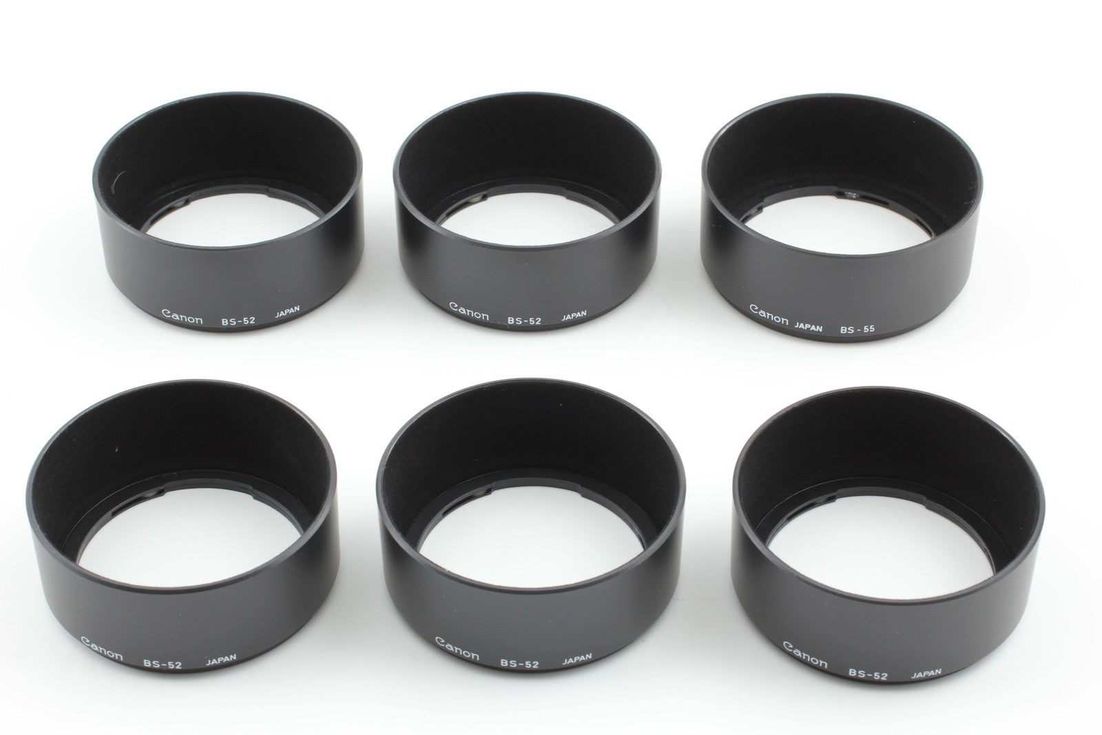 NOS [TOP MINT] Canon Lens Hood Bulk Lot 30pcs BS-52 BS-55 BT-52 BW-72 ET-60 More