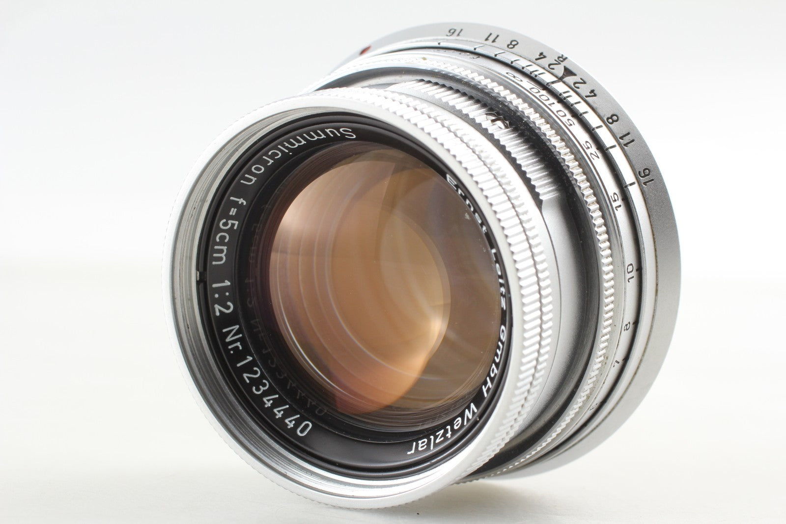 [N MINT+++] Leica Leitz M2 Silver 35mm Film Camera + 50mm 5cm f2 Summicron JAPAN