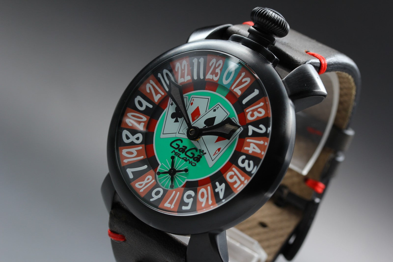GaGa MILANO Manuale 48 Limited to 500 Automatic Men's Watch 48mm JAPAN Box