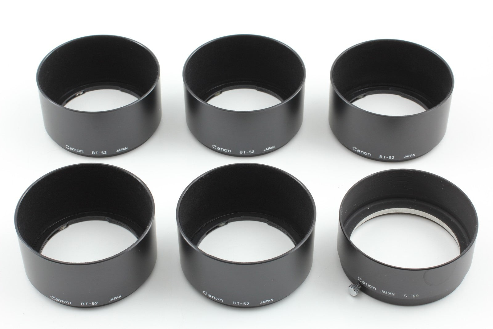 NOS [TOP MINT] Canon Lens Hood Bulk Lot 30pcs BS-52 BS-55 BT-52 BW-72 ET-60 More