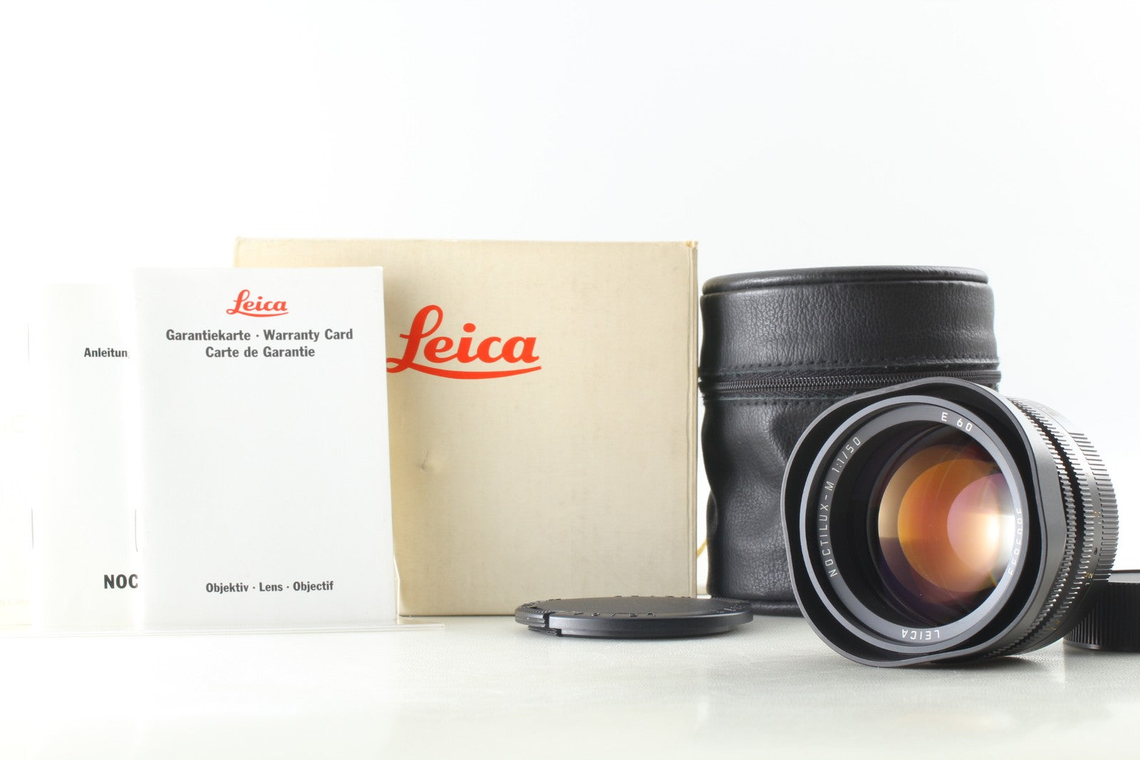 [Top MINT w/Box] Leica Noctilux-M 50mm F/1.0 F1 11822 4th Version E60 Lens JAPAN