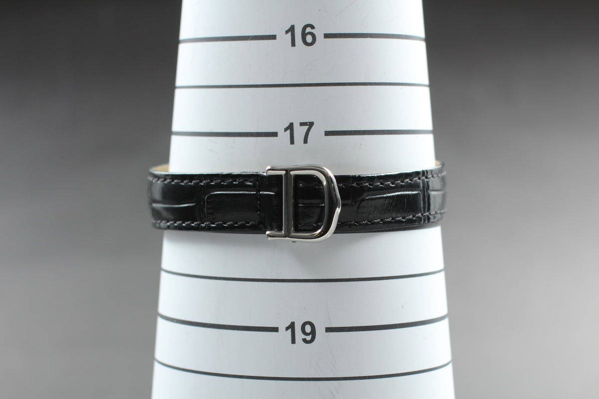 [Exc+4] Cartier Must de Cartier 21 1340 Silver Black 27mm Women’s Qz Watch JAPAN