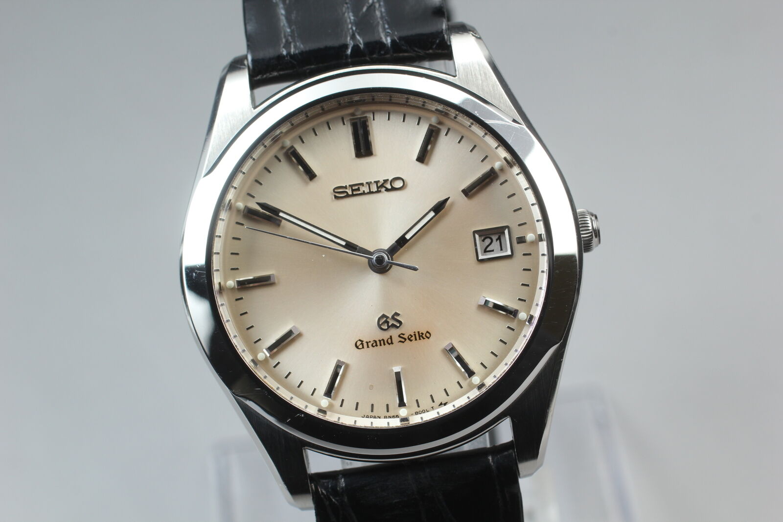 New Battery [Exc+5 Box] Grand SEIKO SBGG003 8N65-8000 Men's Quartz Watch JAPAN