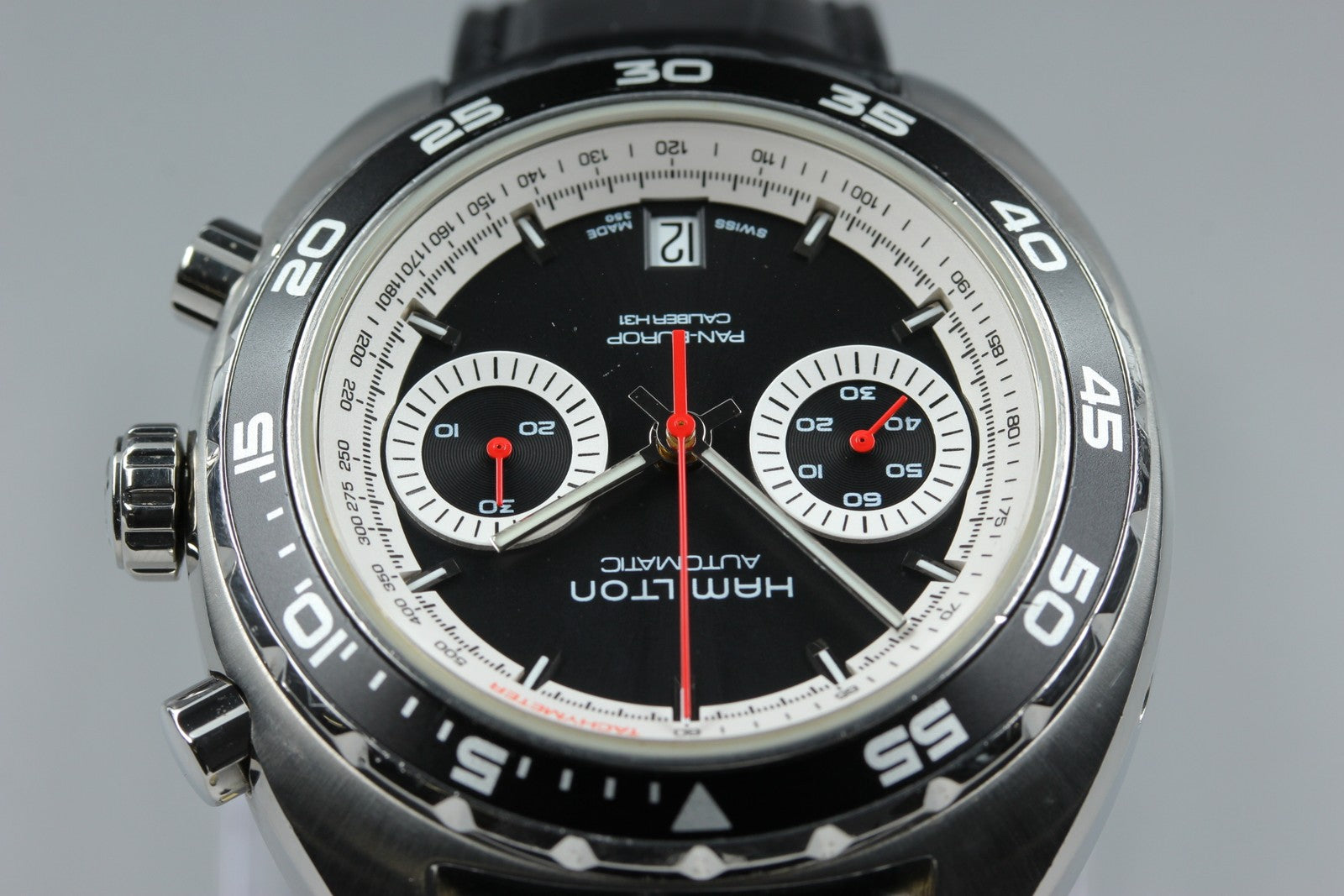 HAMILTON Pan Europ H357560 Chronograph 44mm Automatic Black Men's Watch