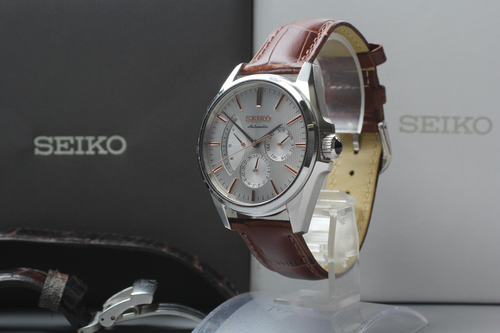[Exc+5 Box] SEIKO Presage SARW033 6R21-01C0 Power Reserve AT Men's Watch JAPAN