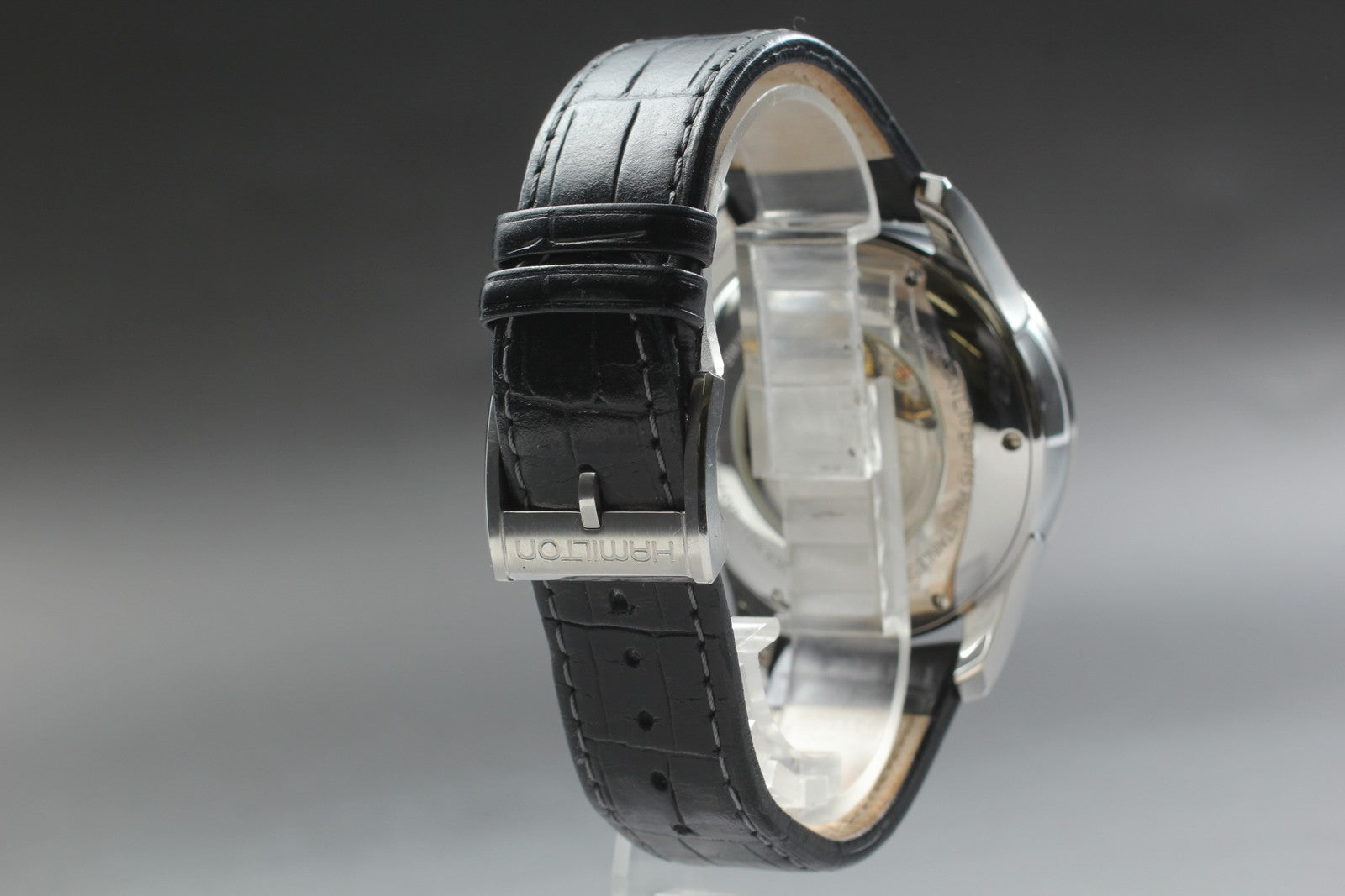 Exc+5* Box HAMILTON Jazzmaster Maestro H327660 Automatic Black Men's Watch JP