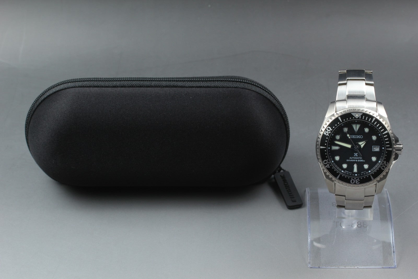 [Near MINT-] SEIKO Prospex Shogun 6R15-01D0 SBDC029 Black AT Men's Watch JAPAN