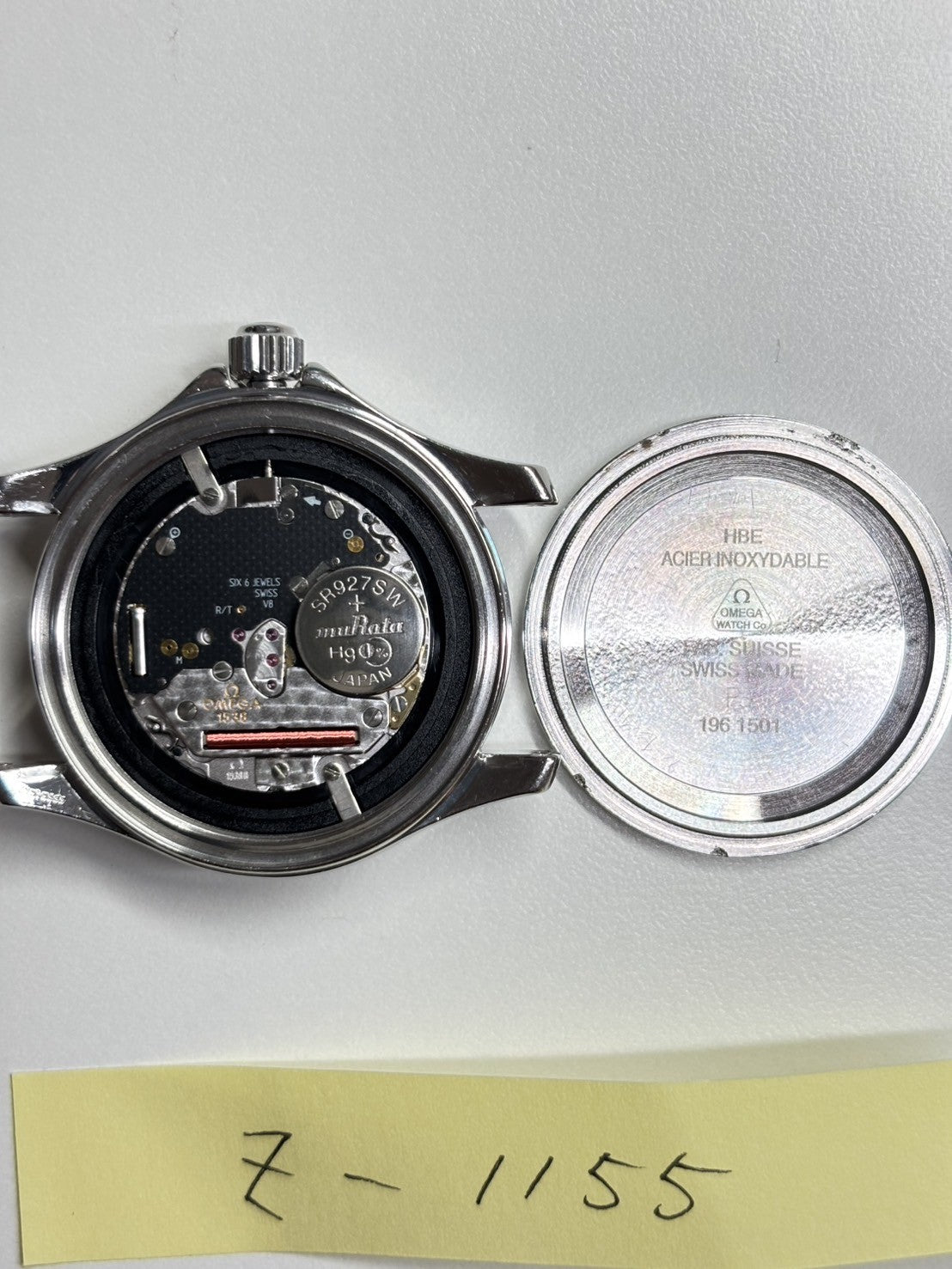 Overhauled[Exc+5] OMEGA Seamaster 120m 2511.81 Cal.1538 36mm Blue Qz Men's Watch