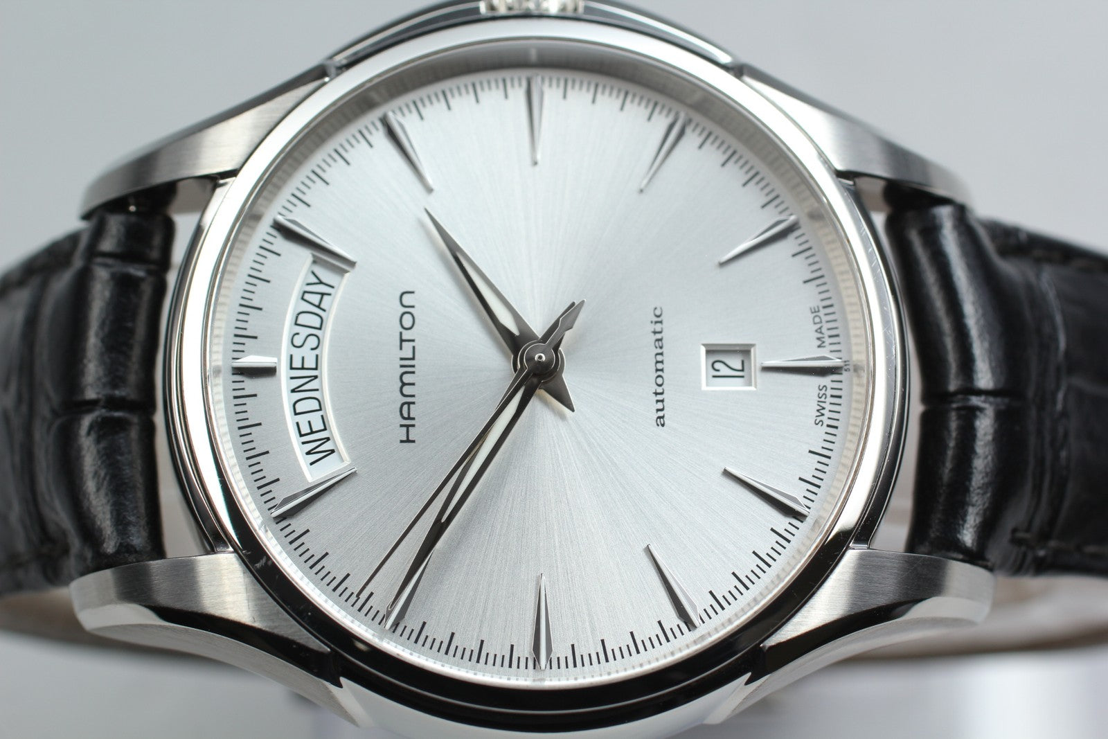 Hamilton Jazzmaster H325051 Day/Date Automatic Men's Watch 40mm JAPAN Box