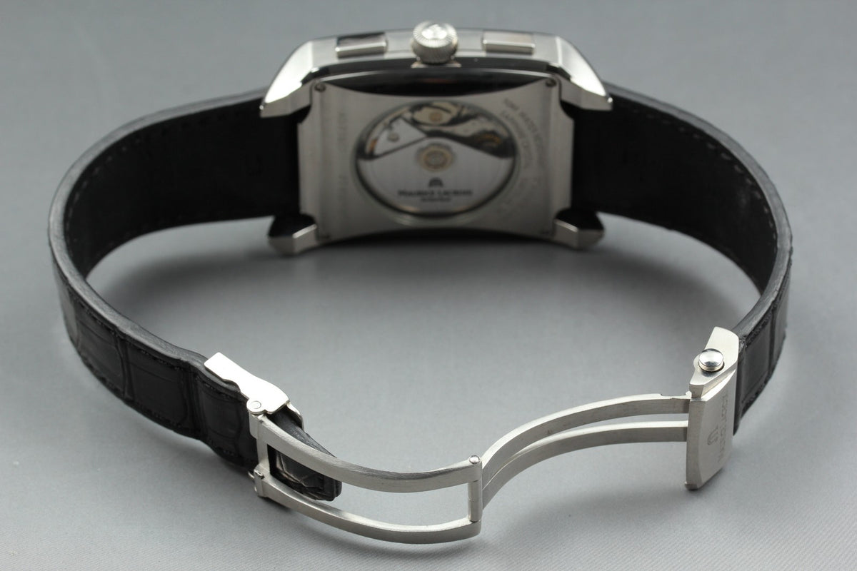 Maurice Lacroix Chronograph PT6197-SS001-330 Automatic Men's Watch 37mm JP Box