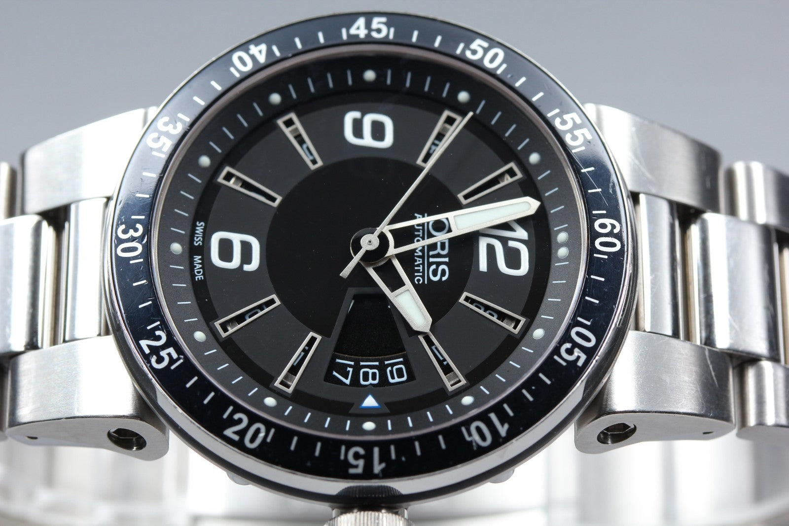 ORIS Williams F1 Team Date 7613 Automatic Black Dial Automatic Men's Watch [Box]