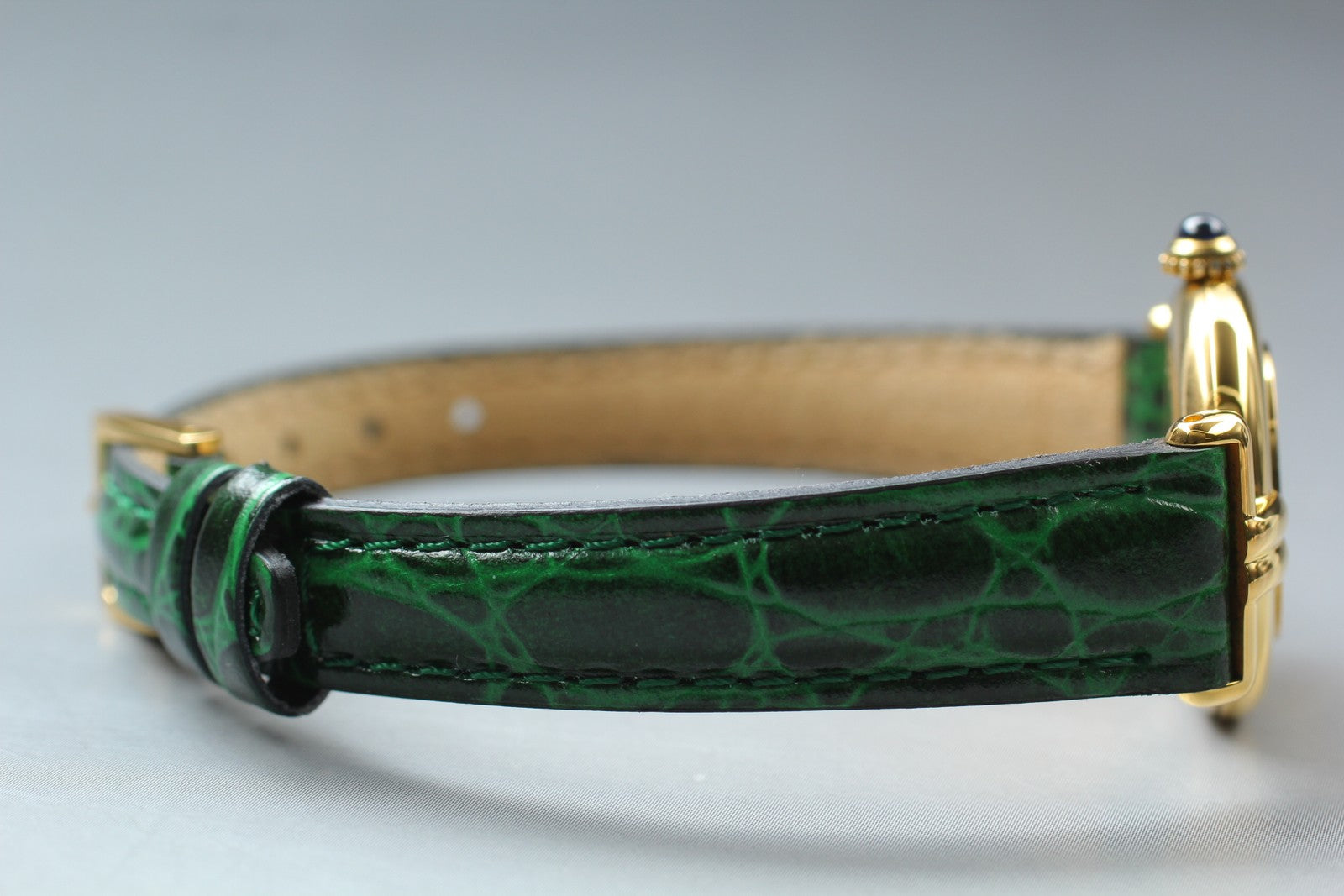 Vintage [Near MINT- Pouch] Cartier Must Colisee Vermeil 590002 Women's Qz Watch