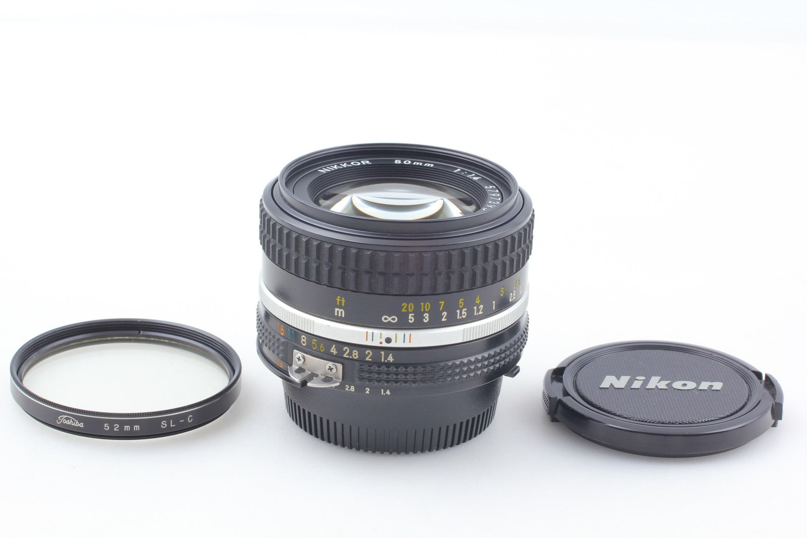 SIC [Near MINT] S/N 579xxxx Nikon Nikkor Ai-s Ais 50mm f1.4 MF Lens for F JAPAN