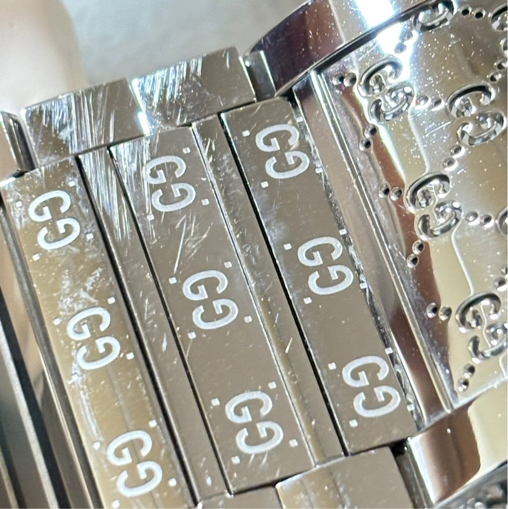 [Exc+5 Box] GUCCI 112 Twirl Diamond Brown Dial YA112416 Woman's Quartz Watch