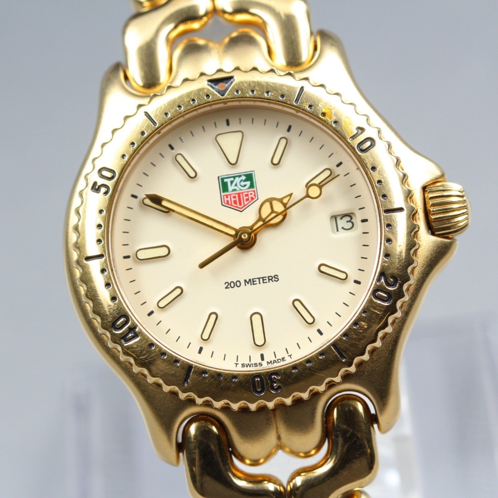 Vintage TAG Heuer Professional 200 SEL S94.713M Quartz Date Men's Watch 33mm JP