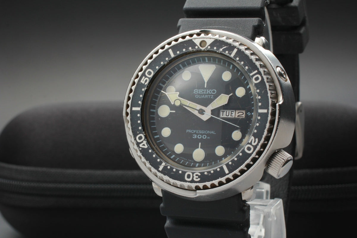 [Exc+4] SEIKO Professional 300m Diver 7549-7010 Quartz Men’s Watch 47mm JAPAN