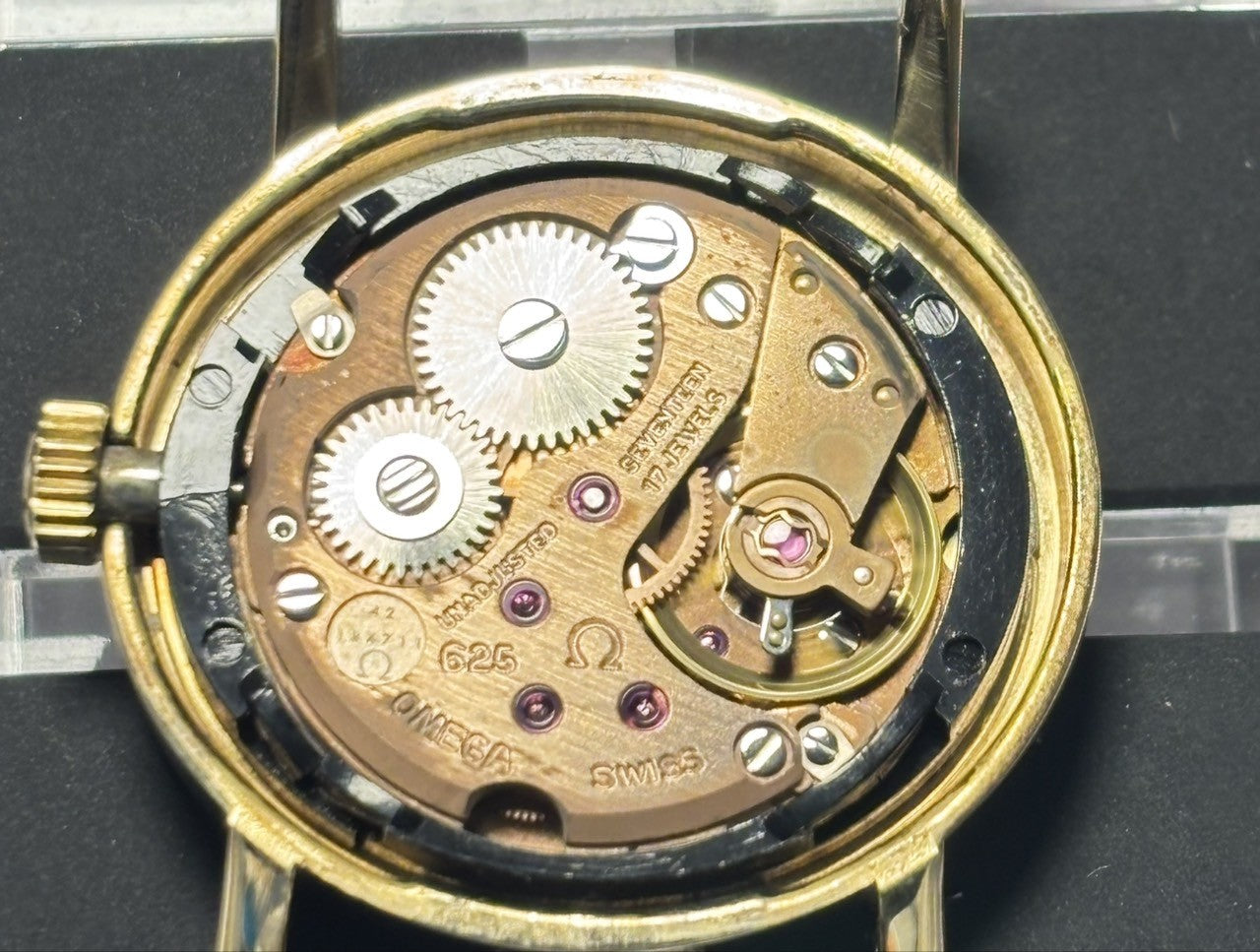 Vintage OMEGA De Ville 511.0508 Cal.625 24mm Gold Hand Winding Women's Watch