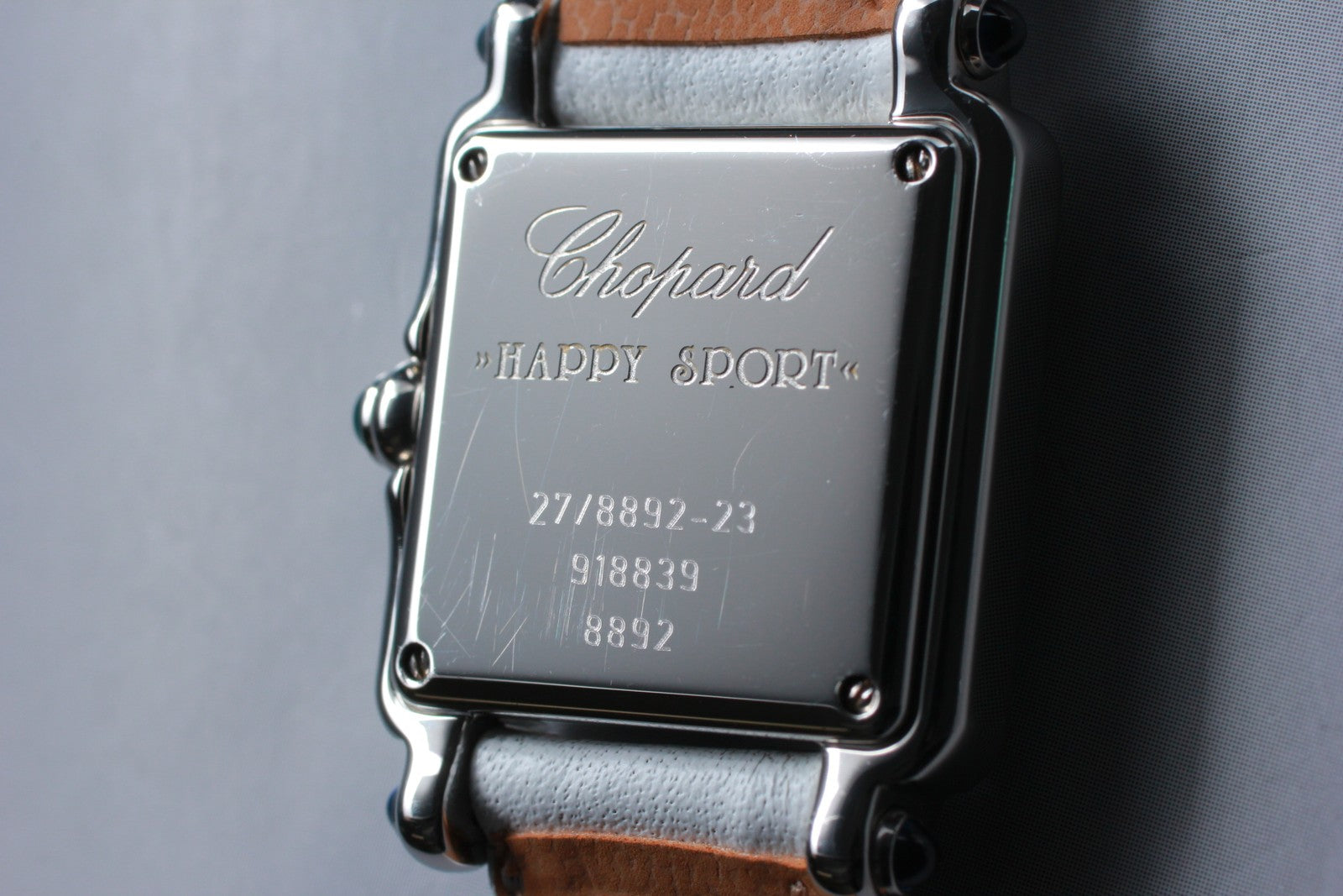 [Exc+5 Box] Chopard Happy Sport 27/8892-23 Diamond White Quartz Women’s Watch