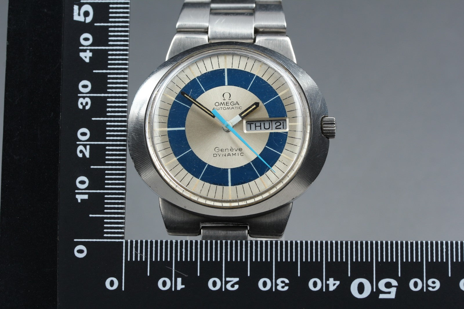 Vintage Omega Geneve DYNAMIC Tool 107 Day/Date 41mm Automatic Man's Watch