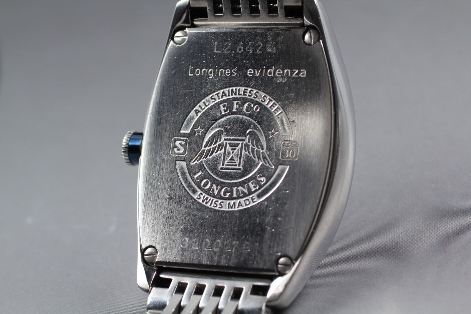 [Exc+5] LONGINES Evidenza L2.642.4  Date Silver 33mm Automatic Men's Watch JAPAN