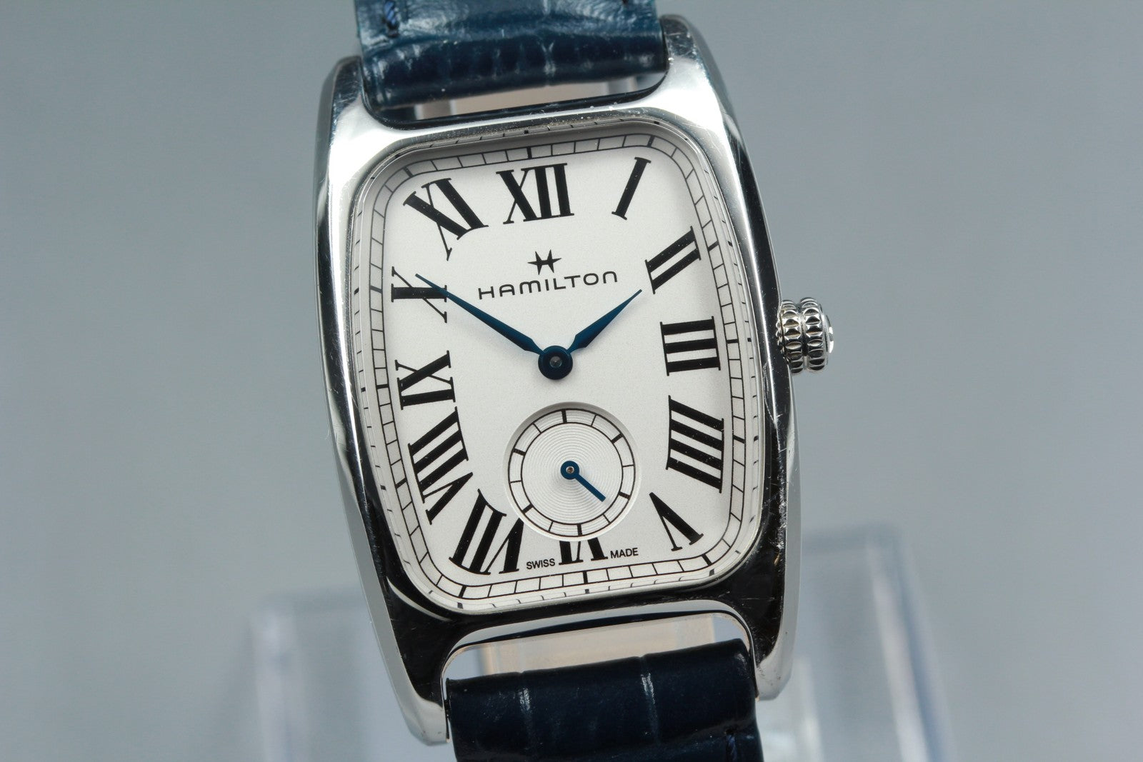 Hamilton American Classic H134210 Quartz White Disl Men's Watch 27mm JAPAN Exc+5