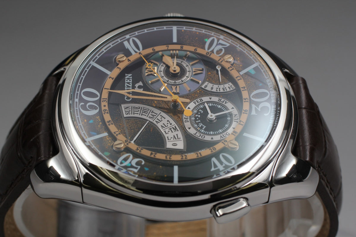 Limited[N MINT Box] Citizen Campanola 6765-T008186TA Minute Repeater Men's Watch