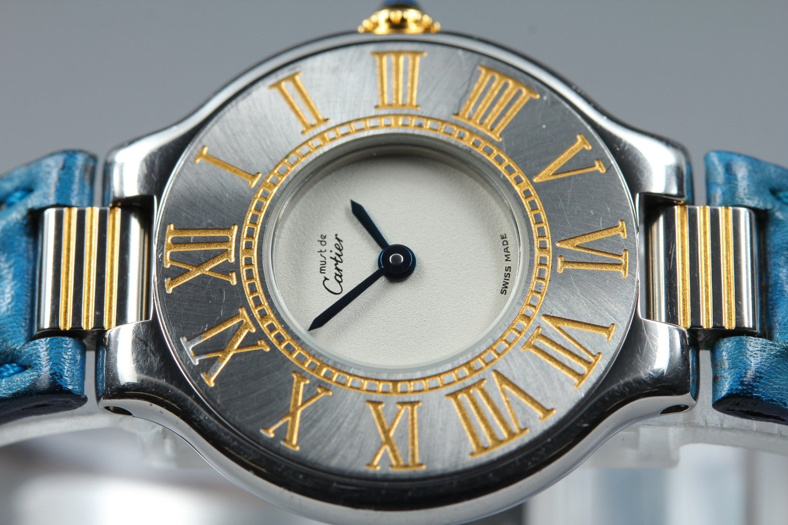 New Batt Cartier Must de Cartier 21 125000P Quartz Women's Watch From JAPAN Box