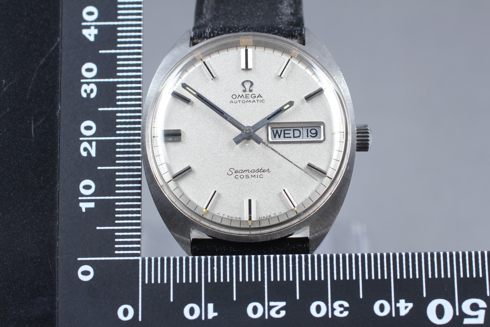 Vintage [Exc+5] Omega Seamaster Cosmic 166.036 Tool 107 34mm AT Man's Watch