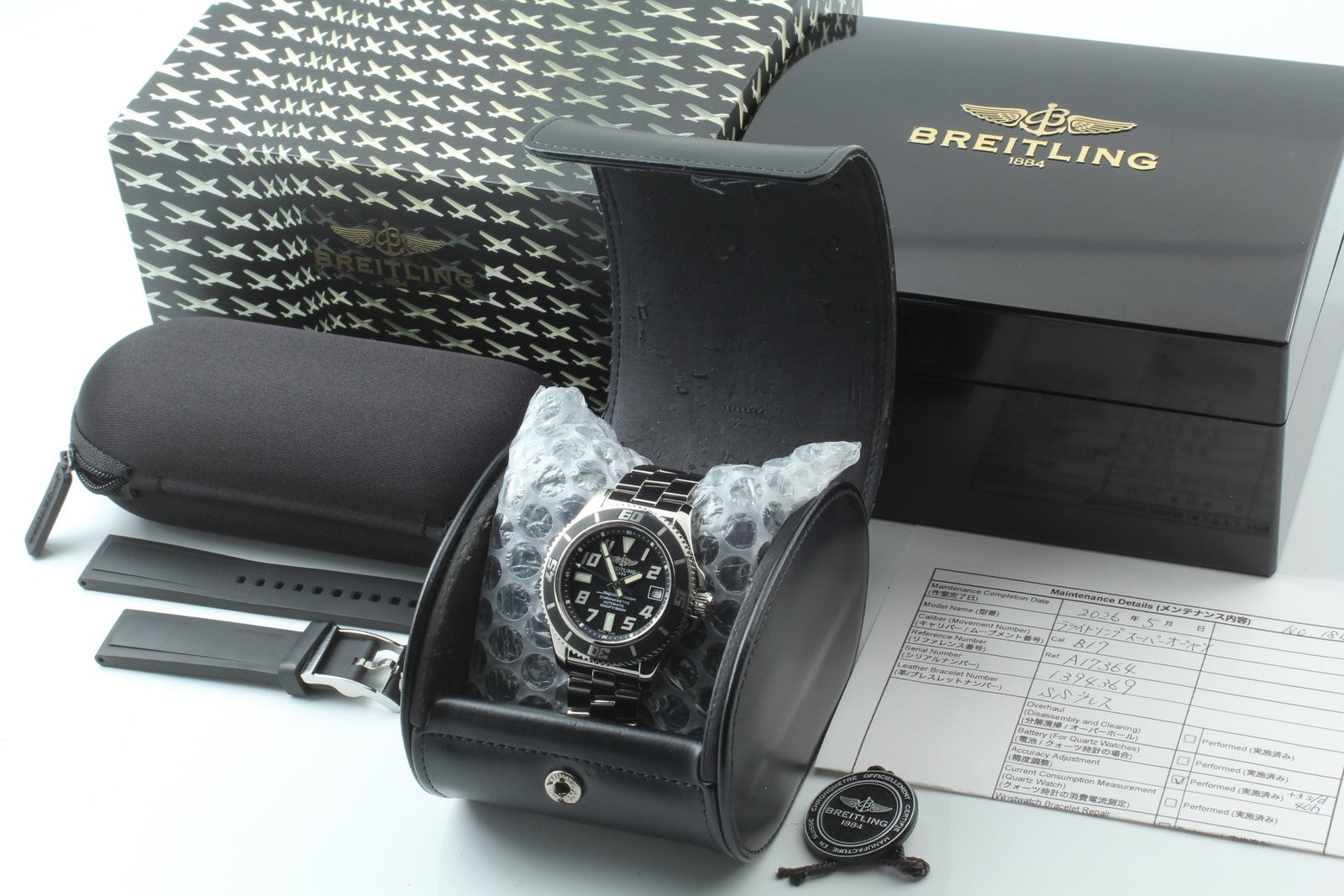 [Polished Box] Breitling Superocean 42 A17364 Black 42mm Automatic Men's Watch