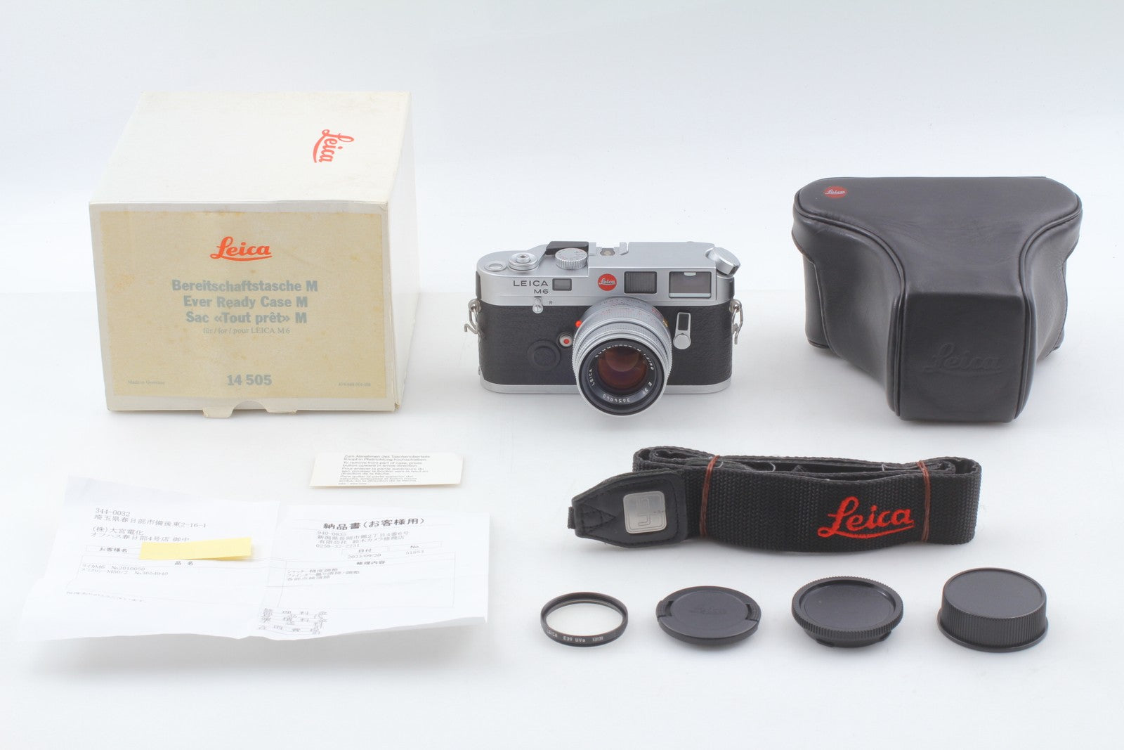 Cla'd MINT+++ Leica M6 Non-TTL 0.72 Film Camera Summicron 50mm f2 4th Lens JAPAN