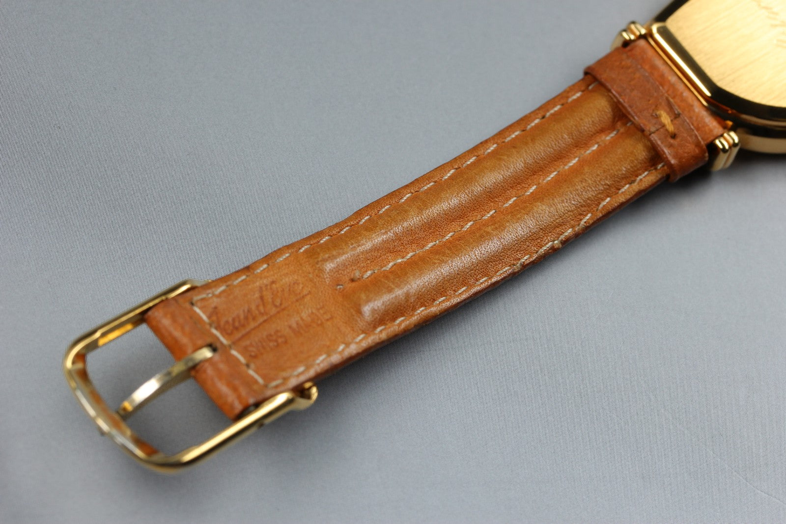 Jean d'eve Sectora Gold 25mm Gold Brown Women's Quartz Watch Vintage [Box]