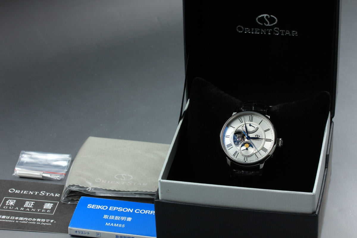 ORIENT STAR Mechanical Moon Phase F7M6-UAB0 40mm Automatic Men's Watch JAPAN