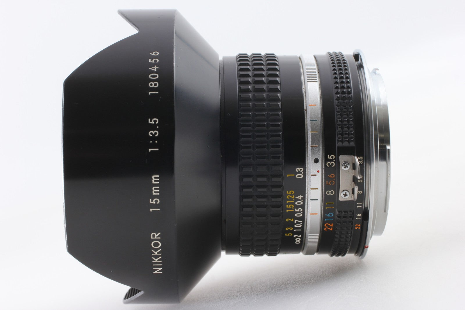 Rare Converted to Canon EF [Opt MINT] Nikon Nikkor 15mm f3.5 Fisheye Lens JAPAN