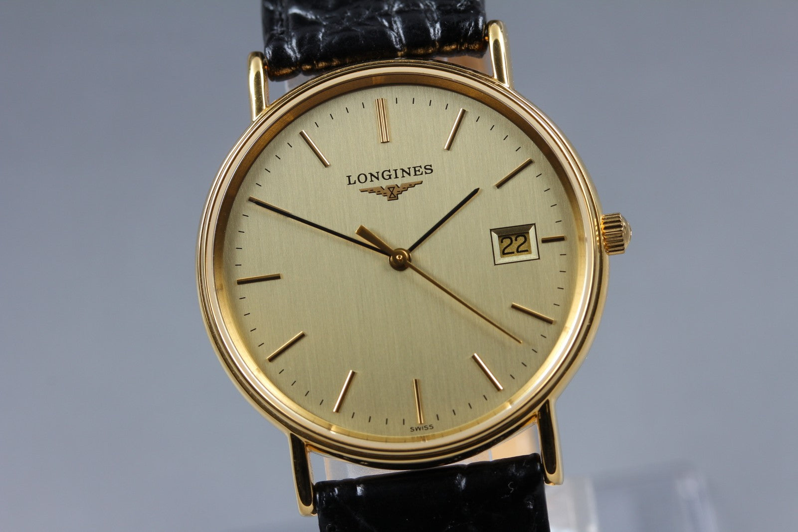 New Batt LONGINES Grand Classic L4.720.2 Quartz Men's Watch 32mm JAPAN