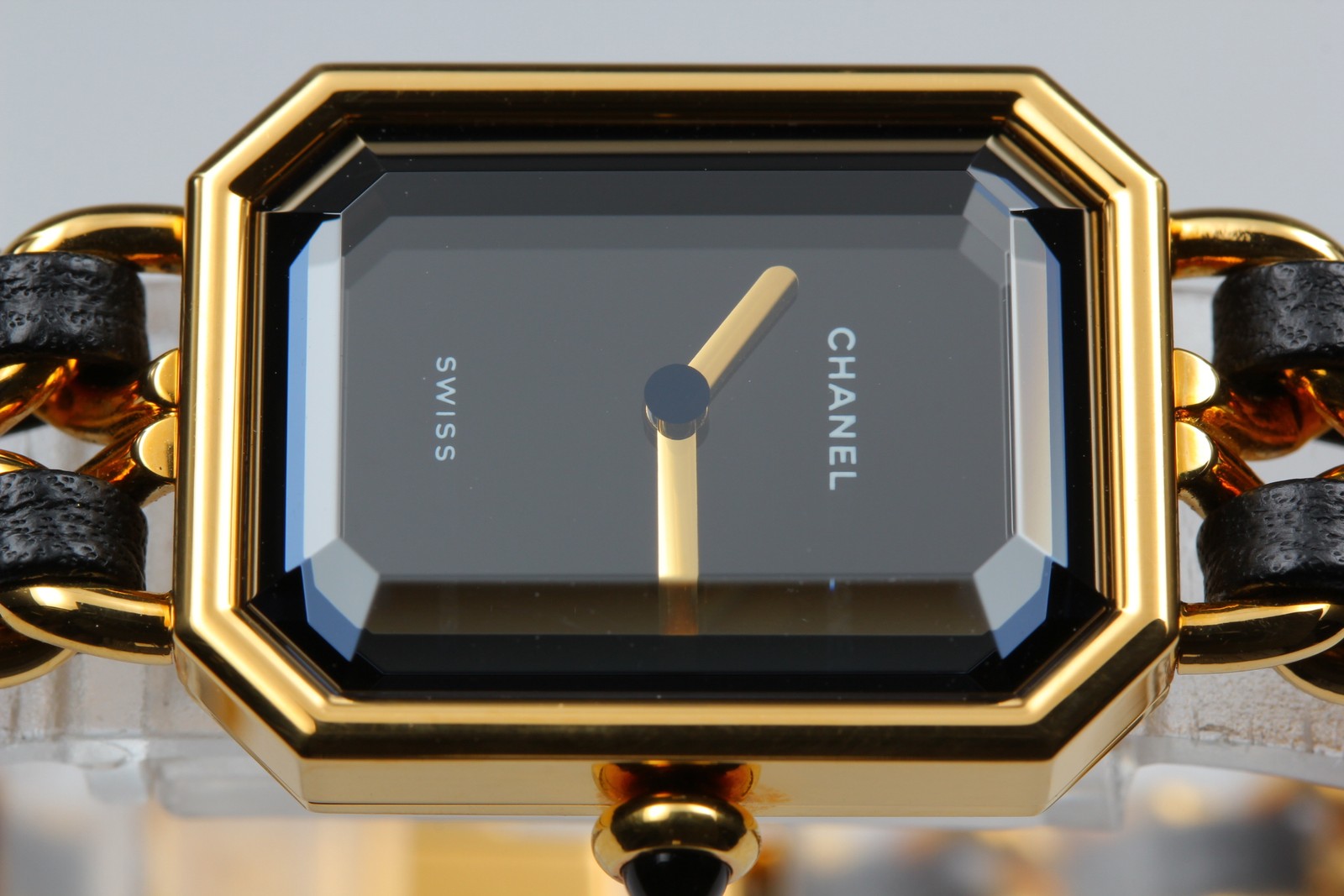 CHANEL Premiere L Size Black Dial Gold 20mm Quartz Women’s Watch [w/Paper]