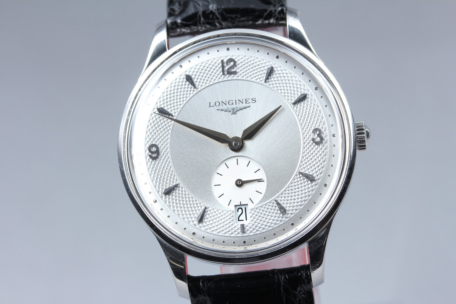 LONGINES  Longines Grand L4.685.4 Silver Automat Men's Watch 35mm From JAPAN