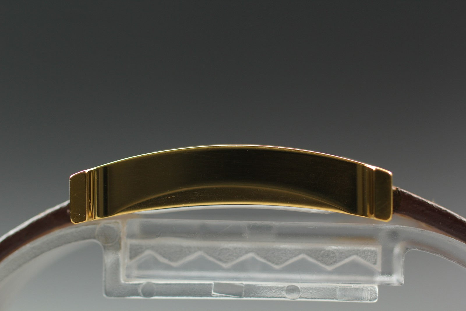[Exc+4 Box] HERMES H Watch HH1.201 Gold Brown  "L" Woman's Watch Quartz JAPAN